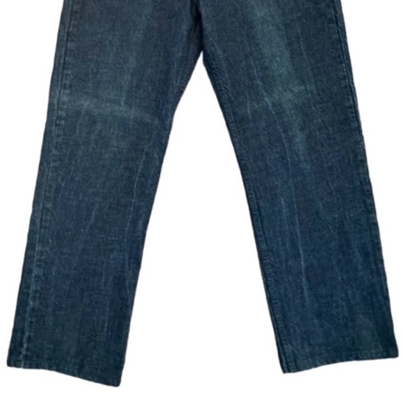 Volcom Zip Relaxed Fit Men's Denim Jeans, Dark Blue, Size 32 x 34 - Picture 4 of 12